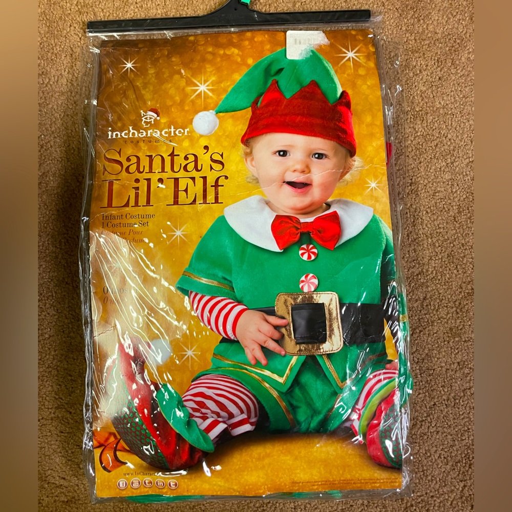 Infant Christmas Elf Costume